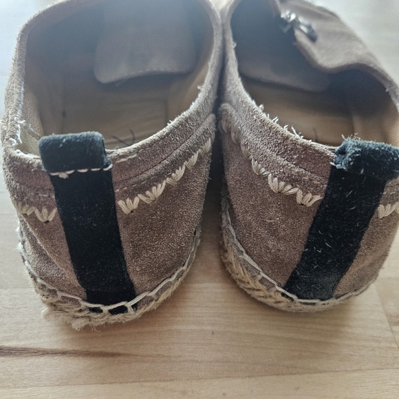 Patricia Nash Suede Espadrilles EVA Taupe Suede Sz 8.5 - Picture 5 of 9